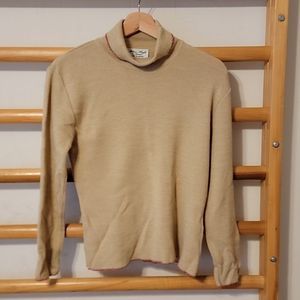 Merino wool blend turtleneck sweater by Italian designer Alma Righi minimalist M